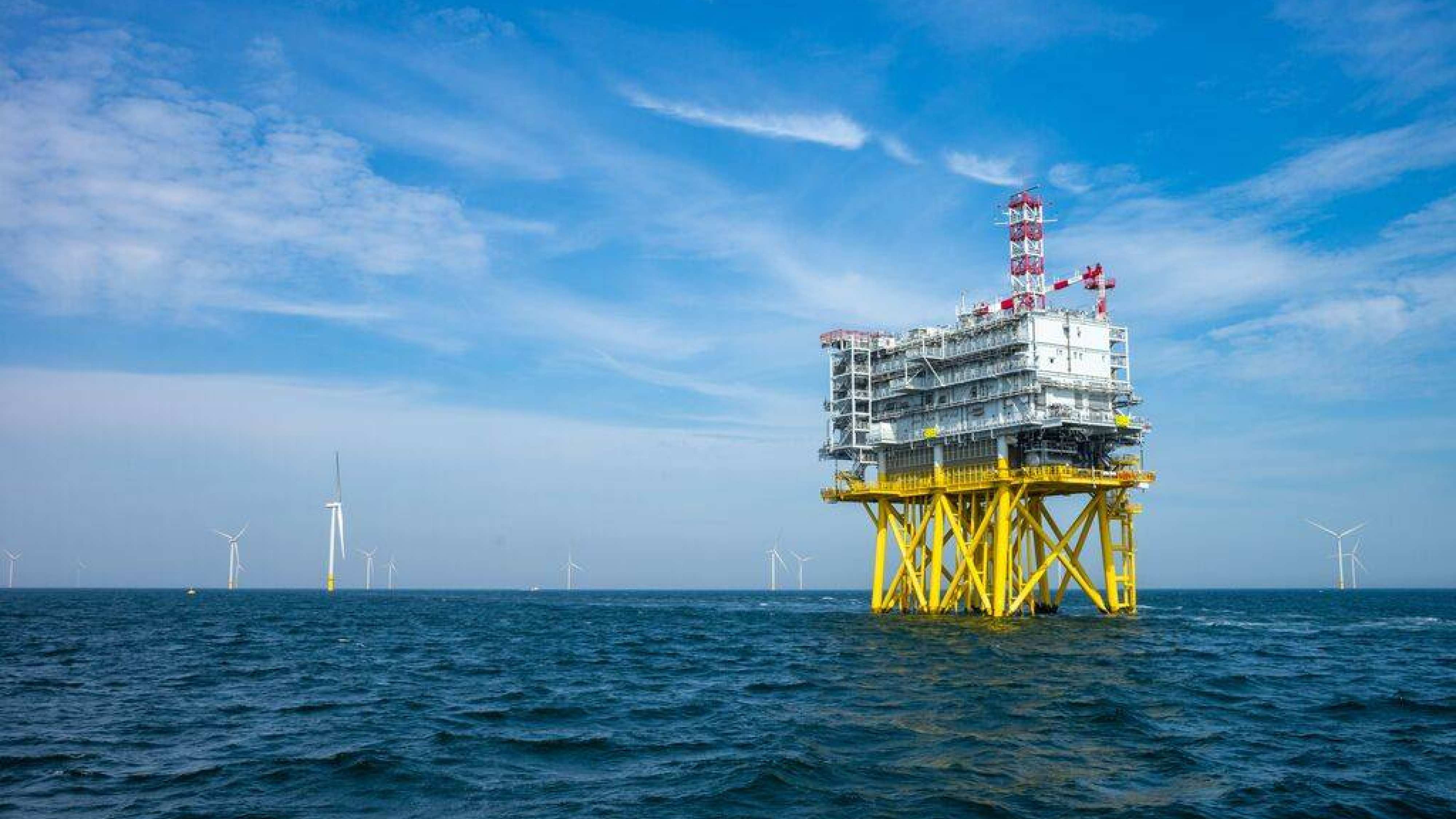 Windpark op zee