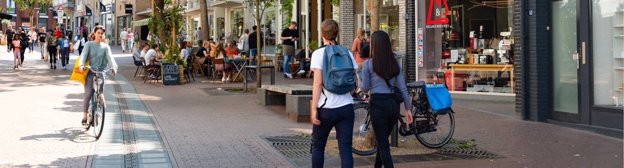 Shops in the city centre of Nijmegen