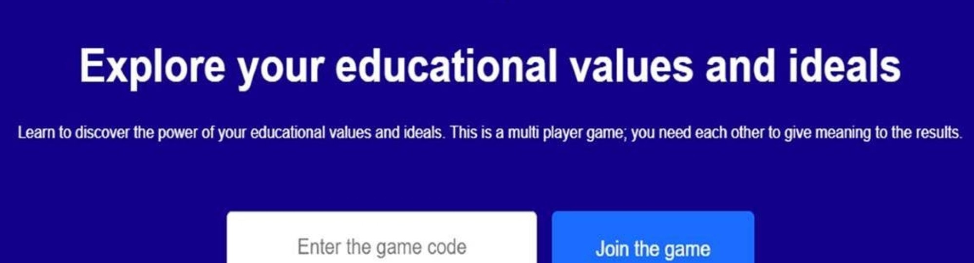 Afbeelding van de online Pedagogame vanuit onderzoek ontwikkeld