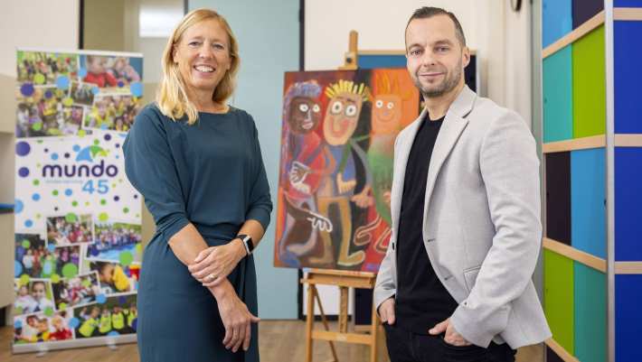 studenten management en innovatie in maatschappelijke organisatie, Nicole van Cranenburgh Mundo en Robin van Putten Albeda unieke samenwerking met Zorgwester. 