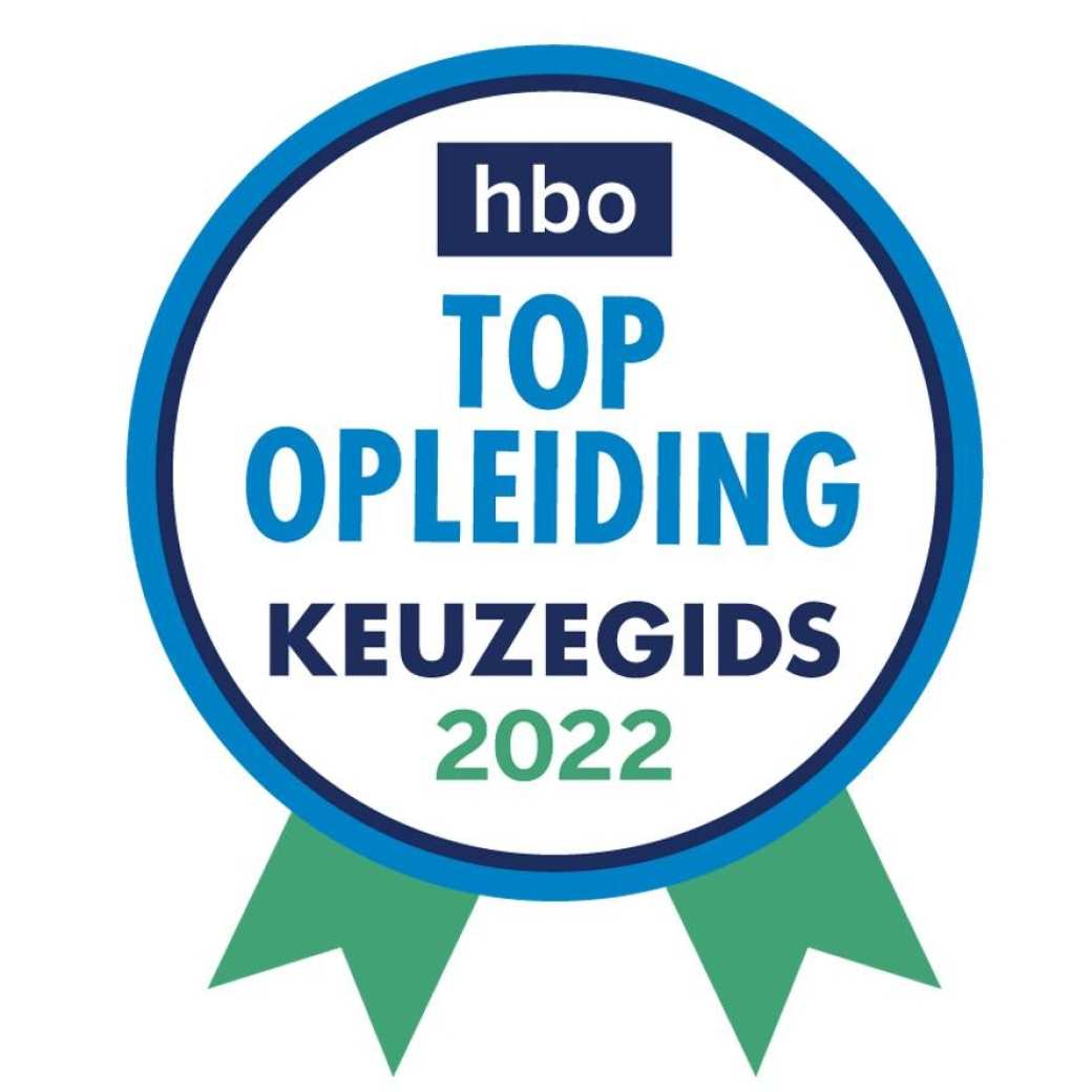 Topopleiding, hbo, studiekeuzegids, stempel, sticker, 2022