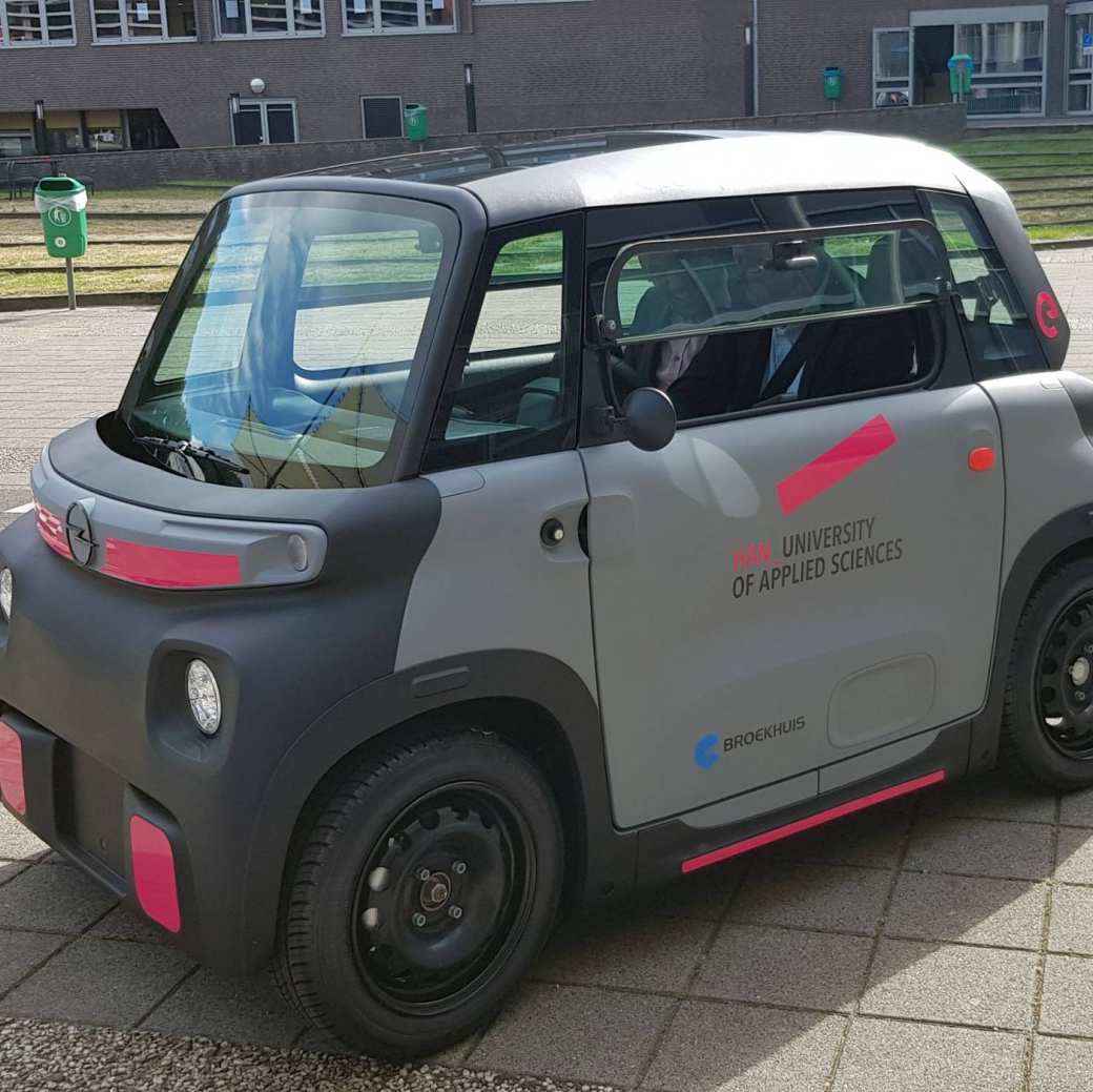 Opel Rocks-e op de HAN Campus in Arnhem