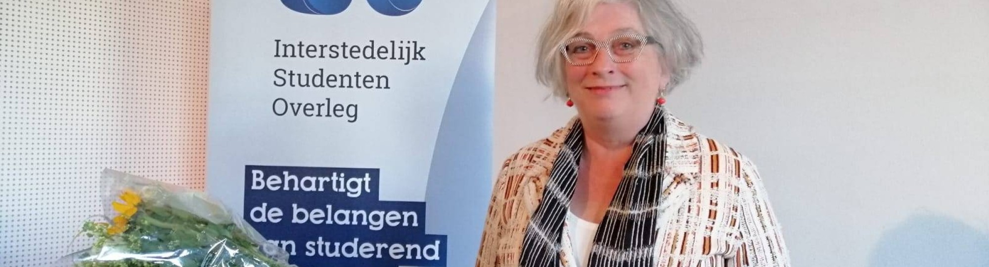 Een foto van Astrid Timman. Ze is helaas net geen Docent van het Jaar geworden! Geplaatst door HB.