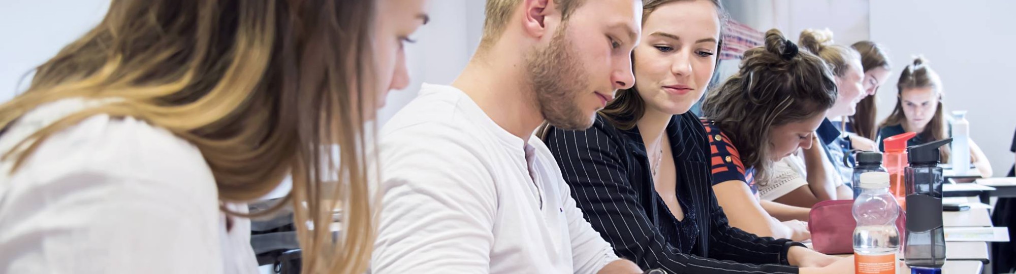 studenten in de klas