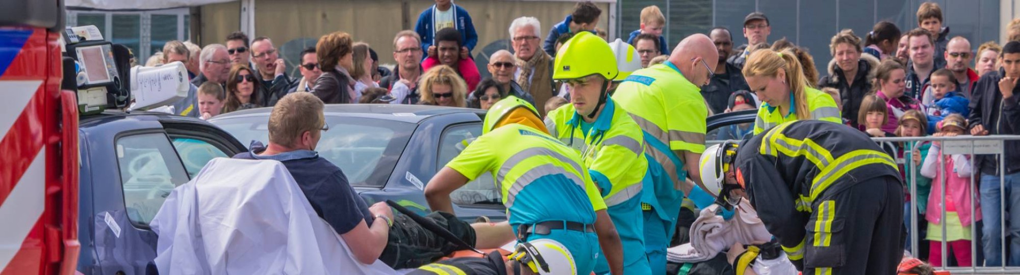 Medische hulpverlening bij rampenoefening