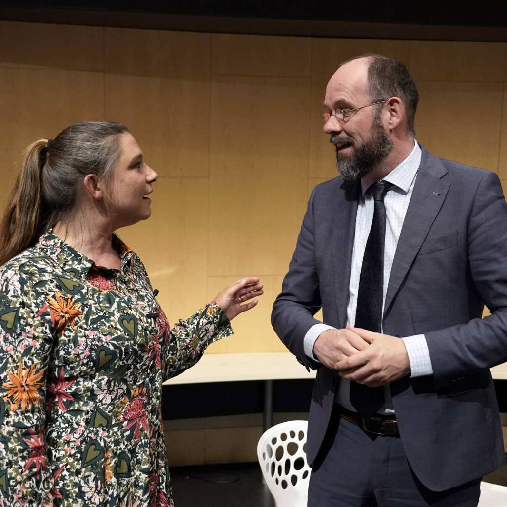 Tamara van Schilt en Rob Verhofstad Toetsconferentie