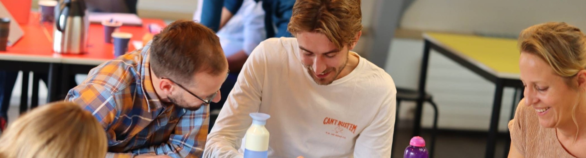 Tijdens de opstart van de deeltijdmaster Circulaire Economie een sessie in de educatieruimte van het Nederlands Watermuseum. 9 September 2022.