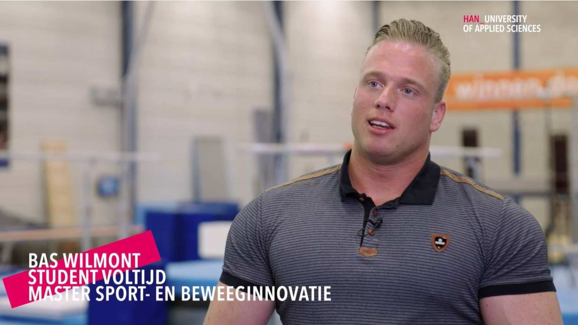 master sport- en beweeginnovatie voltijd bas wilmont videostill van video over innovatieproject 2022