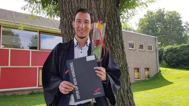 Lucas Koester heeft zijn master Neurorevalidatie en Innovatie op zak: een unieke masteropleiding in deeltijd bij de HAN.