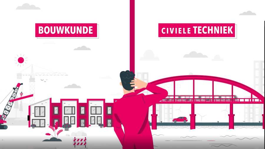 illustratie: wat is het verschil tussen bouwkunde en civiele techniek