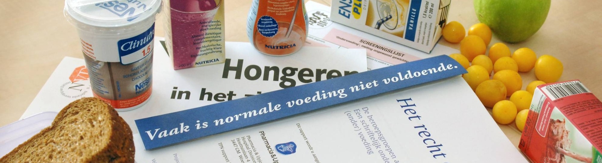 voedingsproducten, vaak is normale voeding niet voldoende