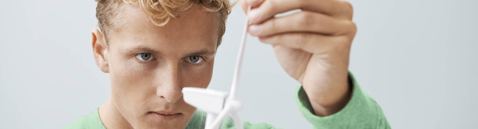 jongen windmolen focus zwaartepunt HAN