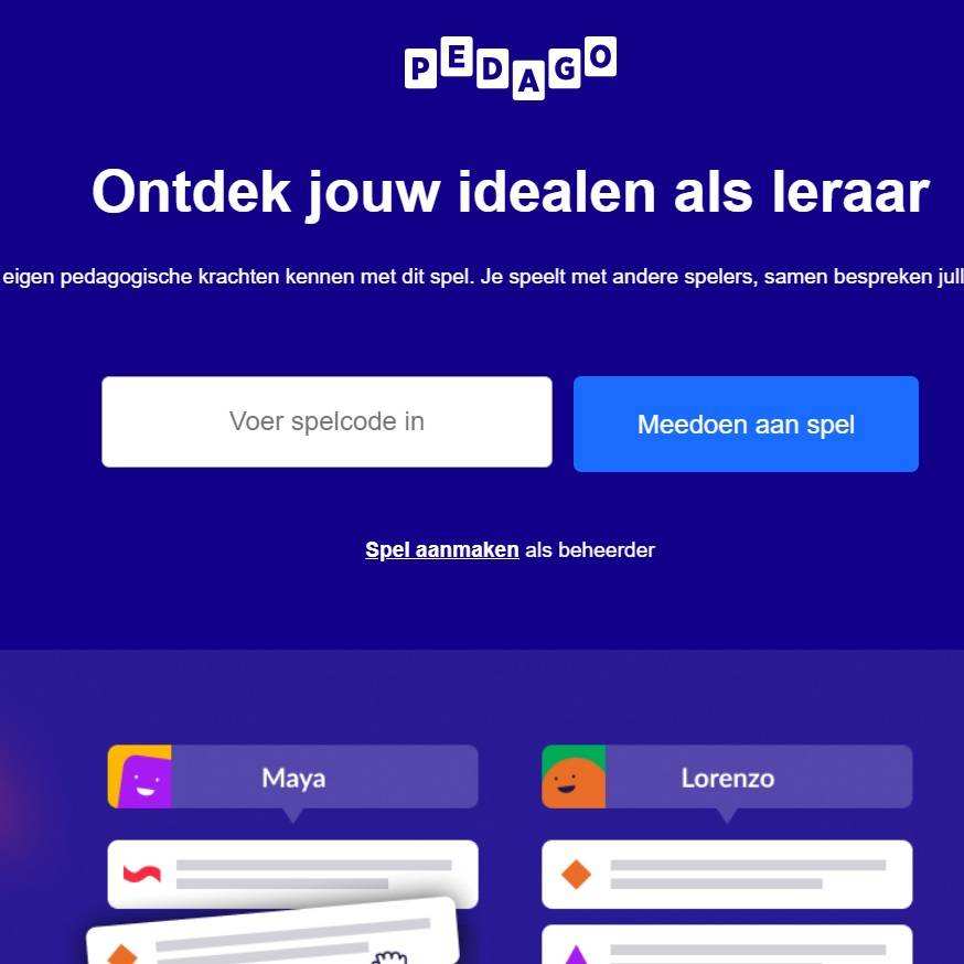 website pedagogame