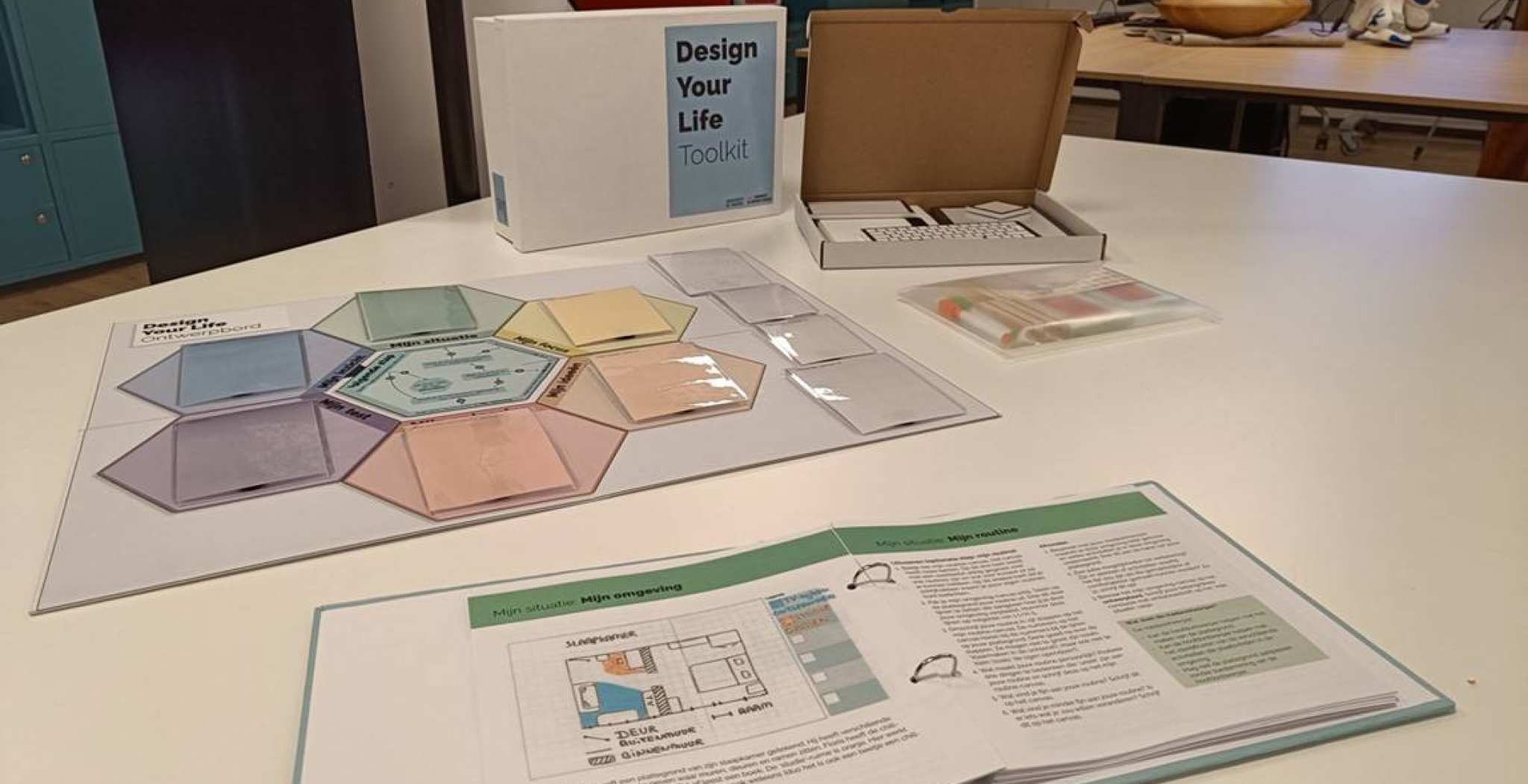 Materialen uit de Design Your Life toolkit