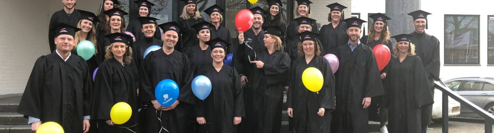 Foto van geslaagde Masterstudenten