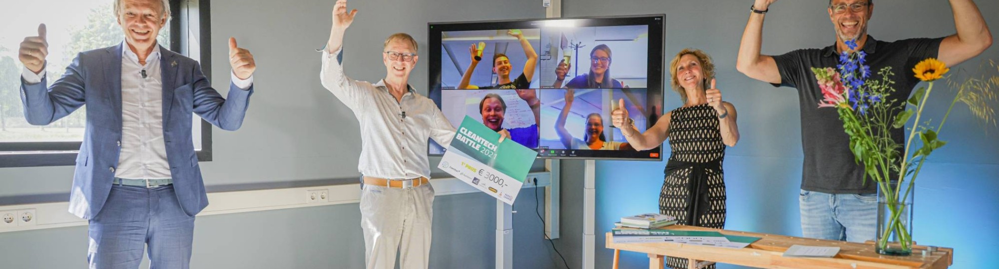 Winnaars Cleantech Battle 2021 (Nico Hoeijmans)