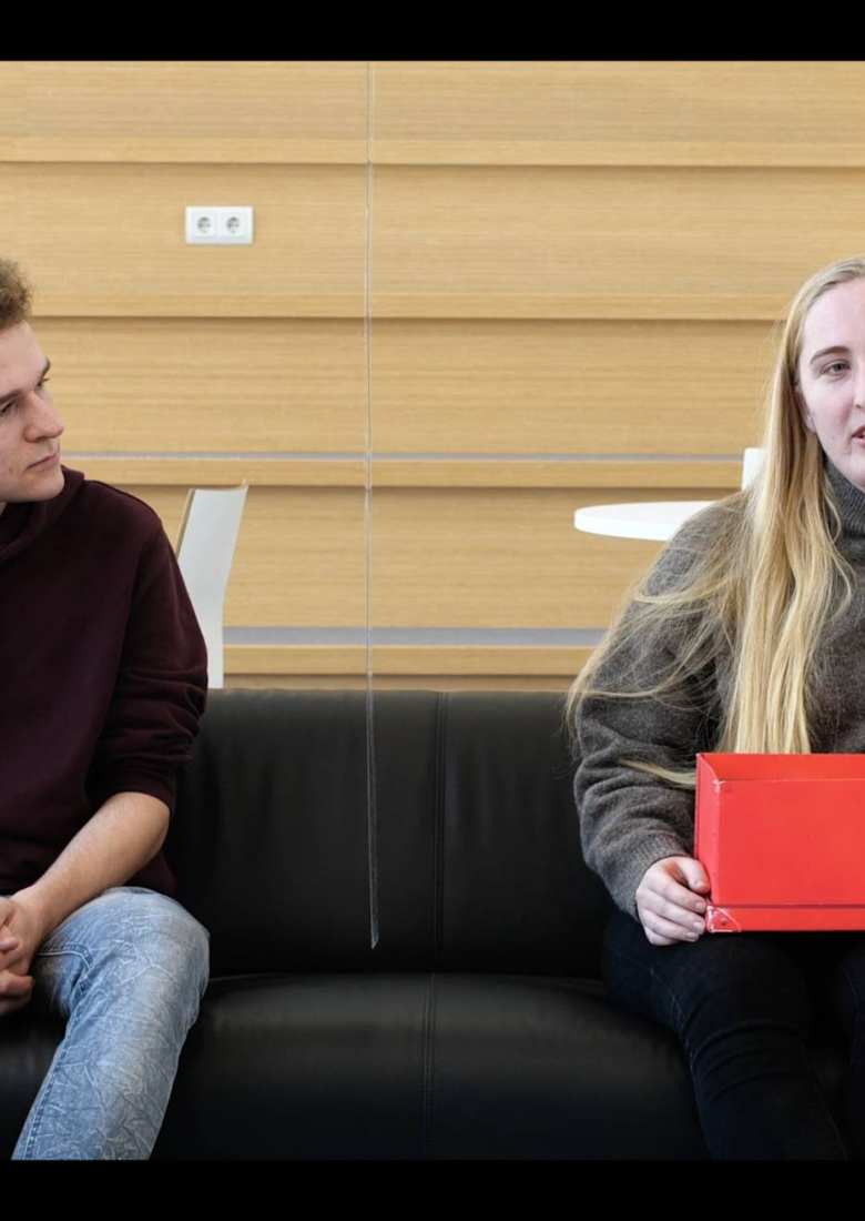 Bedrijfskunde studenten Youri en Marjolein