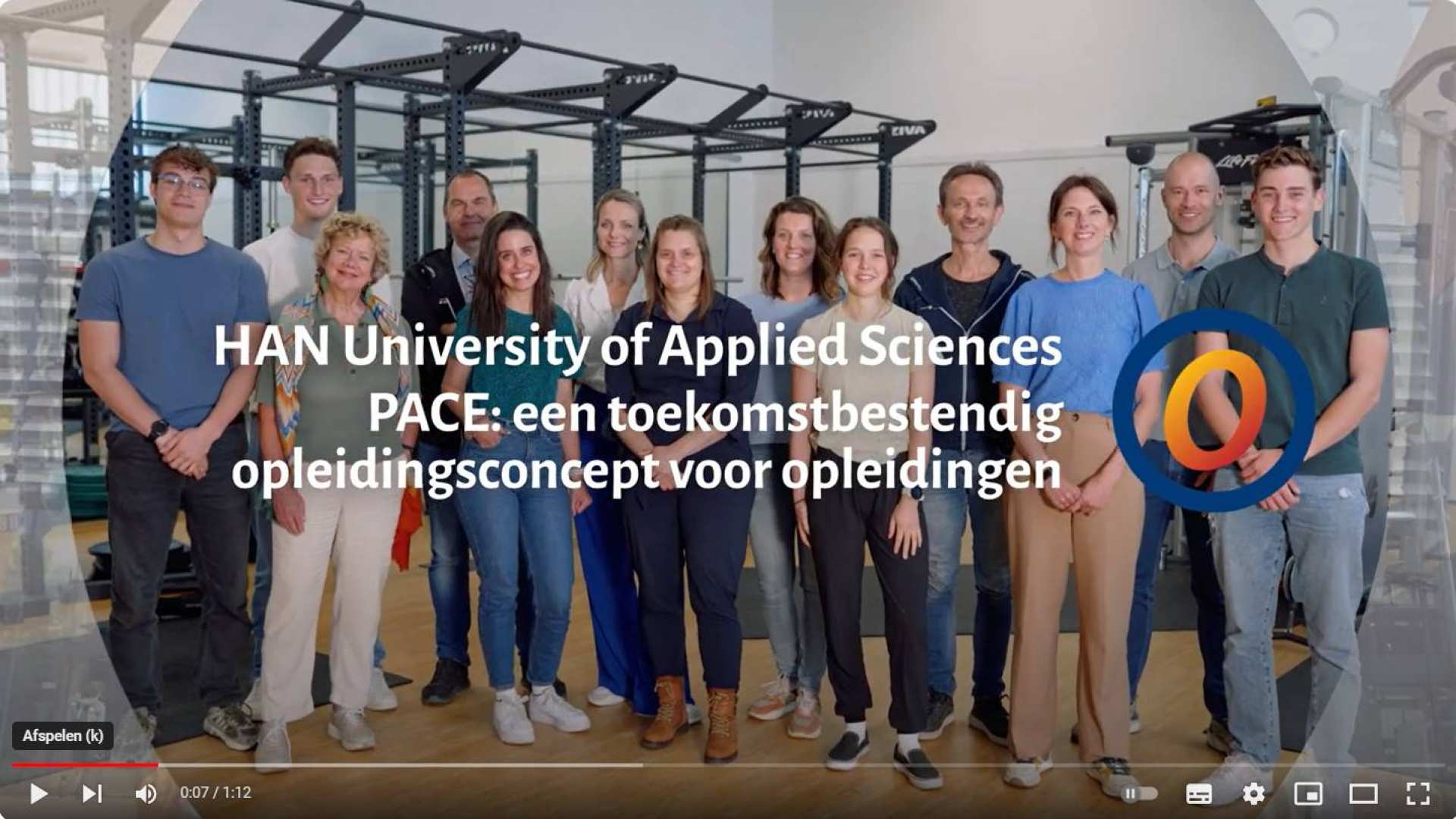 Afbeelding voor de start van de PACE video fysiotherapie