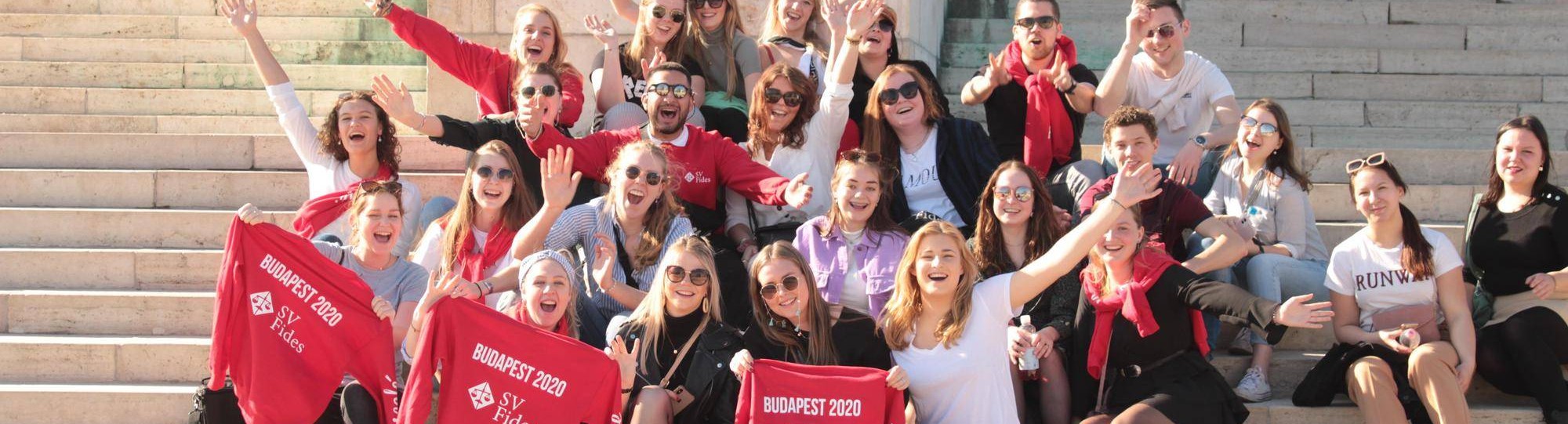 Groepsfoto van rechtenstudentenvereniging SV Fides in gevangenis Arnhem