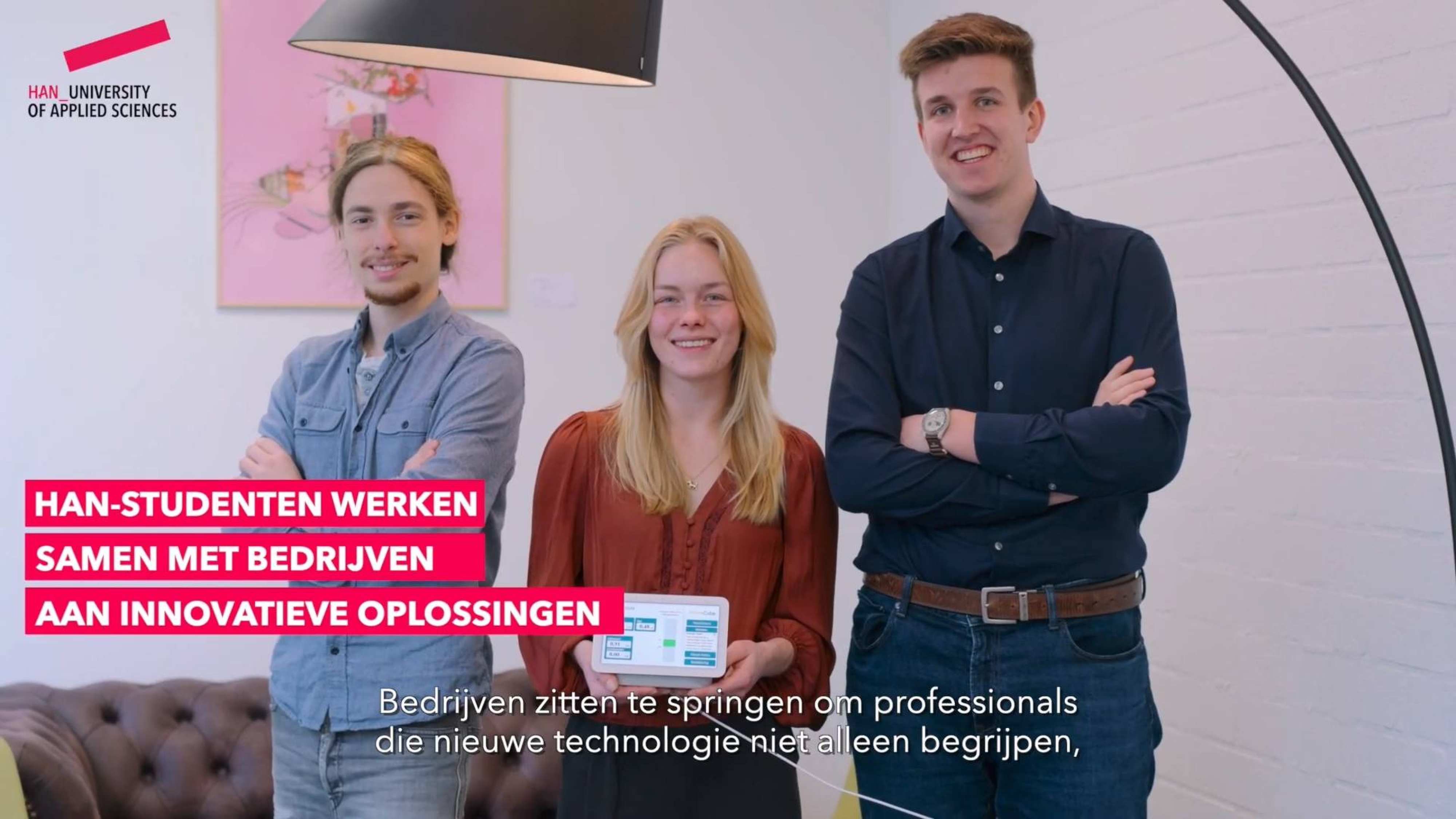 Thumbnail voor video over ontwikkeling Homecube bij minor Smart Industry, vanuit zwaartepunt Slim Smart Region.