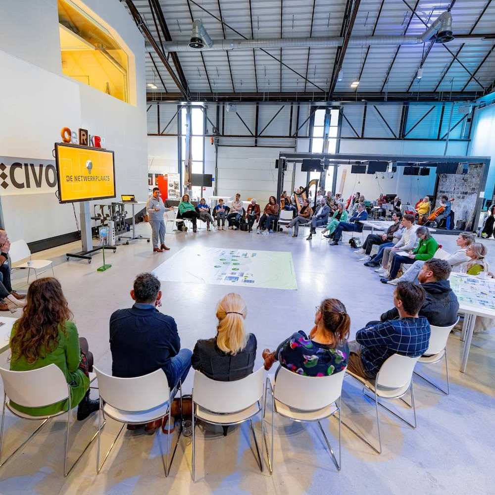 Foto's bij de Netwerkplaats tijdens het evenement 'CvB in de Achterhoek'