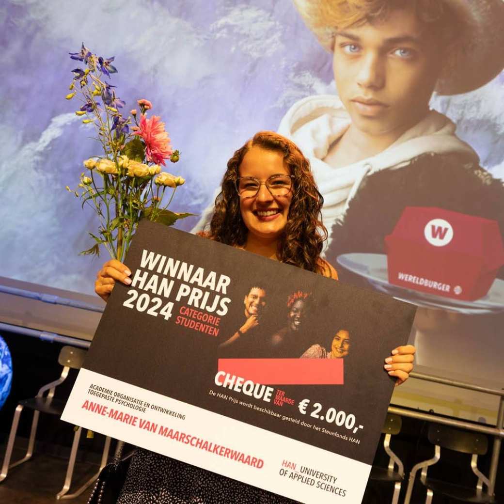 Anne-Marie van Maarschalkerwaard - Winnaar HAN Prijs 'Student'