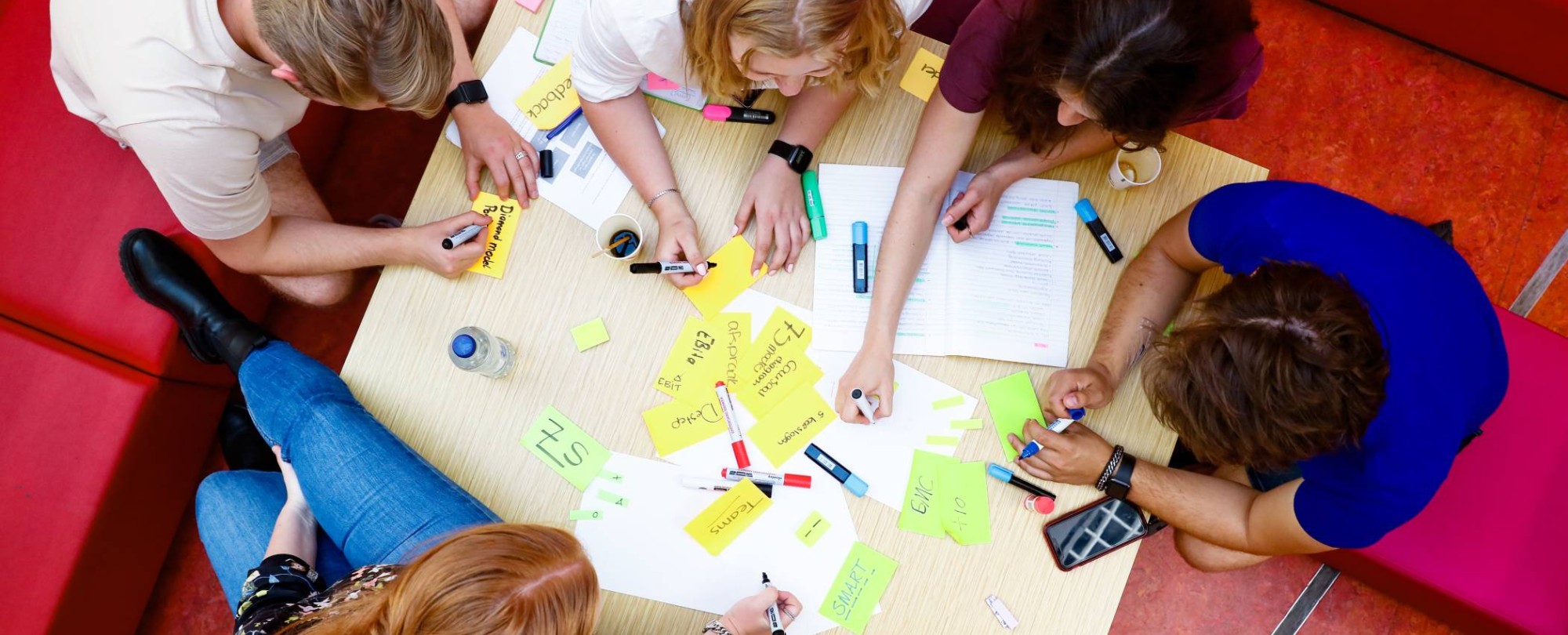 studenten groep werkoverleg