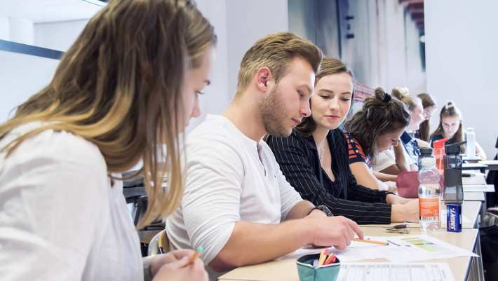 studenten in de klas