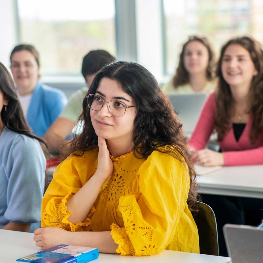 studenten in leslokaal