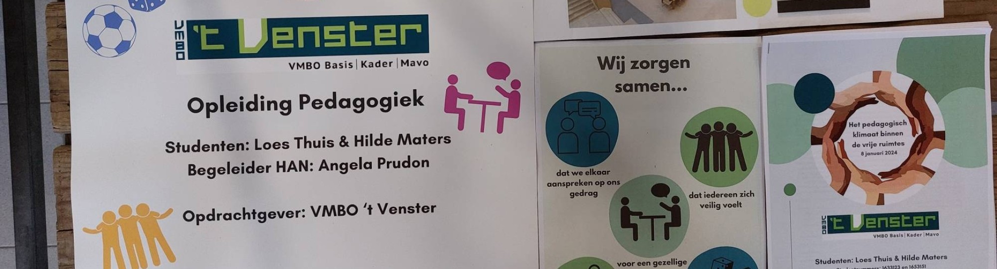 Pzw presentatie januari 2024 pedagogiek studenten t venster nijmegen vmbo school hilde loes