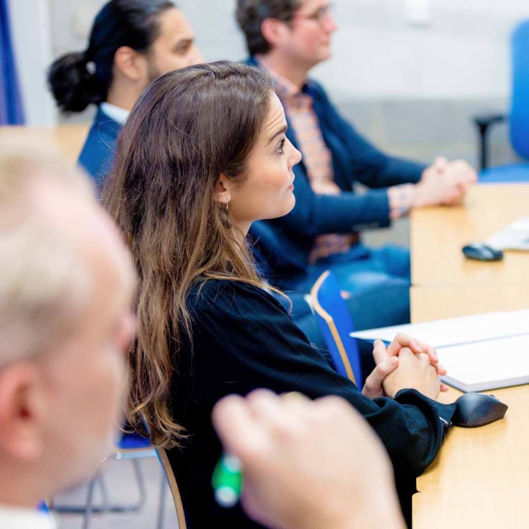 Deelnemers tijdens college van de HAN master Business Sales deeltijd