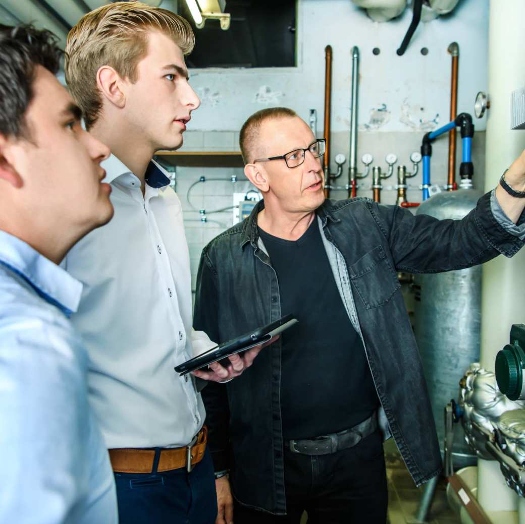 gebouwgebonden installatietechniek warmtepomp studenten docent