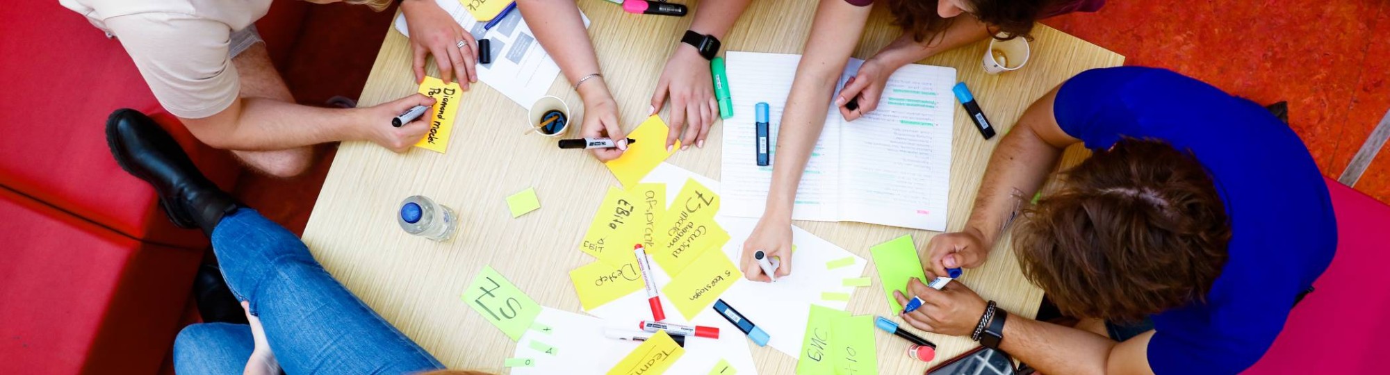 studenten groep werkoverleg